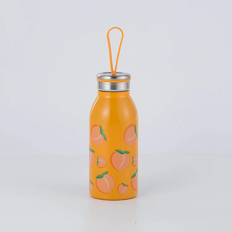 Colorful stainless steel thermos Straight cup portable thermo flask bottle