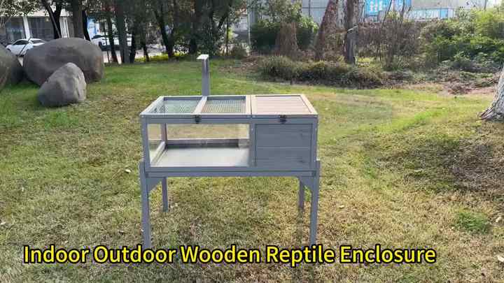 Woodville Commercial Eco-friendly Wood Tortoise House Turtle Habitat ...
