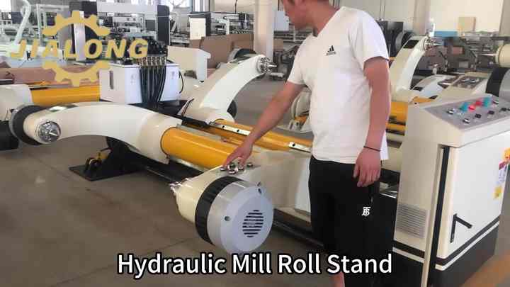 Hydraulic Mill Roll Stand for Corrugated Cardboard Stand Machine Reel ...