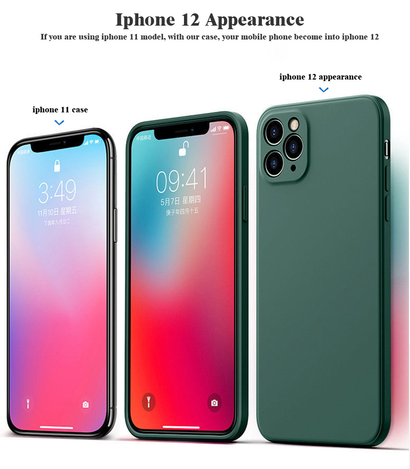 Soft cover luxury protective Custom original Liquid Silicone mobile Phone Case For apple Iphone 11 12  13 14 15 Pro Max