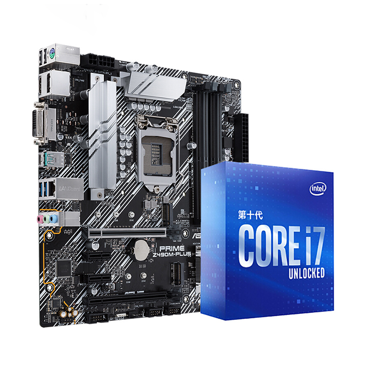 중고 ASUS PRIME Z490M-PLUS MATX 게이밍 메인보드, Intel Z490 지원