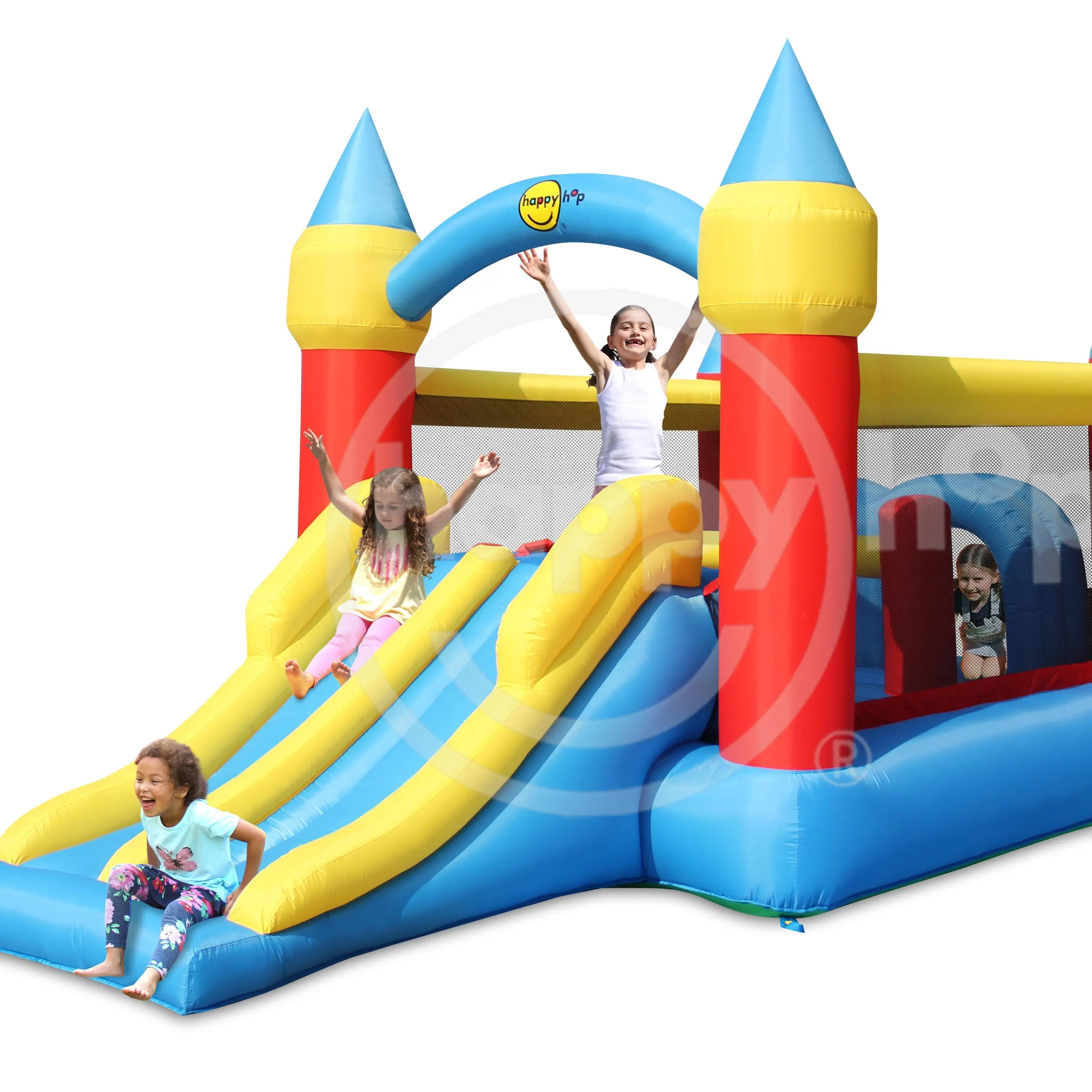 Kids Inflatable Aeroplane Bouncy Castle 9237 for outdoor home use