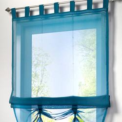 100%  polyester voile  roman blind curtain