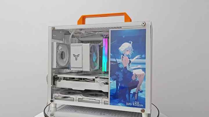 JGINYUE B650M Snow Dream Motherboard - Dual Channel DDR5