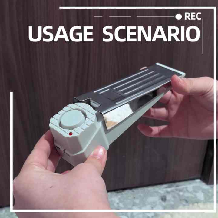 Portable Door Stop Alarm Anti-theft Wireless Security System Door