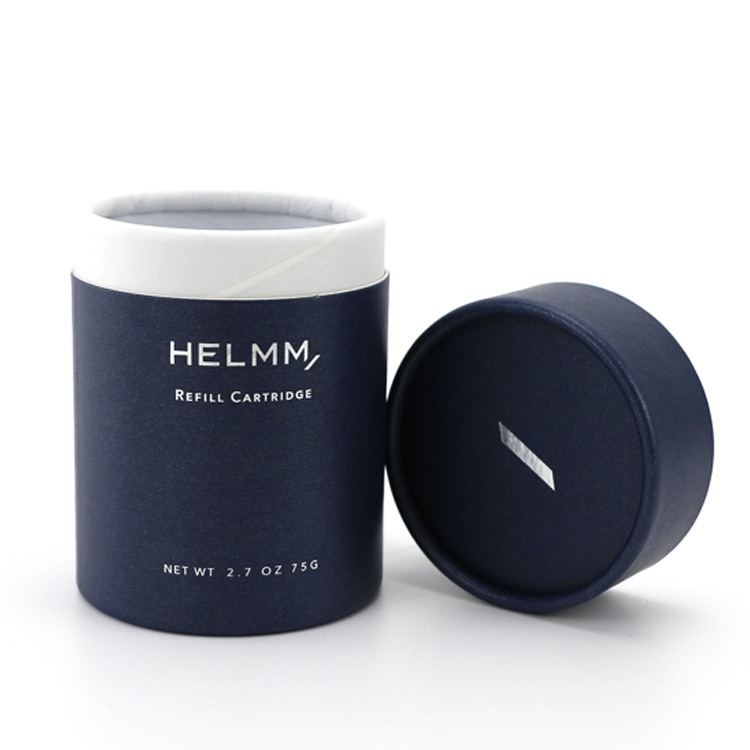 Paperboard Boxes For Cosmetic Products Silkprinting Embossing Cylindrical