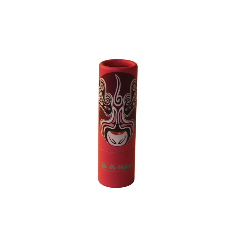 Eco-Friendly Biodegradable Cosmetic Co<i></i>ntainer Push up Paper Tube Lip Balm Lipstick Packaging