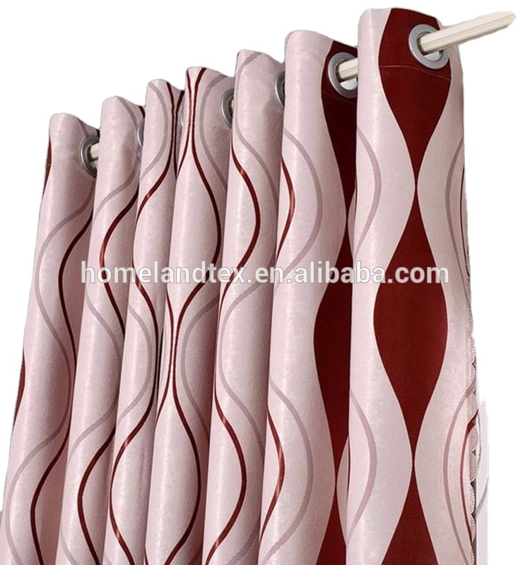 Cortinas blackout jacquard de luxo barato por atacado estilo dubai