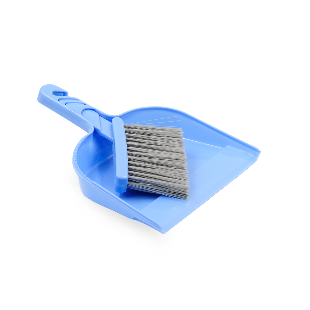 Dustpan and Brush Set for Table Household Plastic Plastic Broom Handle Made PP Dustpan+pp Bristle +TPR Handle Plastic Cover 99