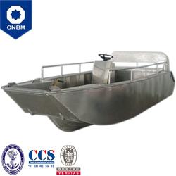 17ft All Welded Work Deep V Hull Work Dinghy Aluminum Boat Landing Craft for Sale with Outboard Engine