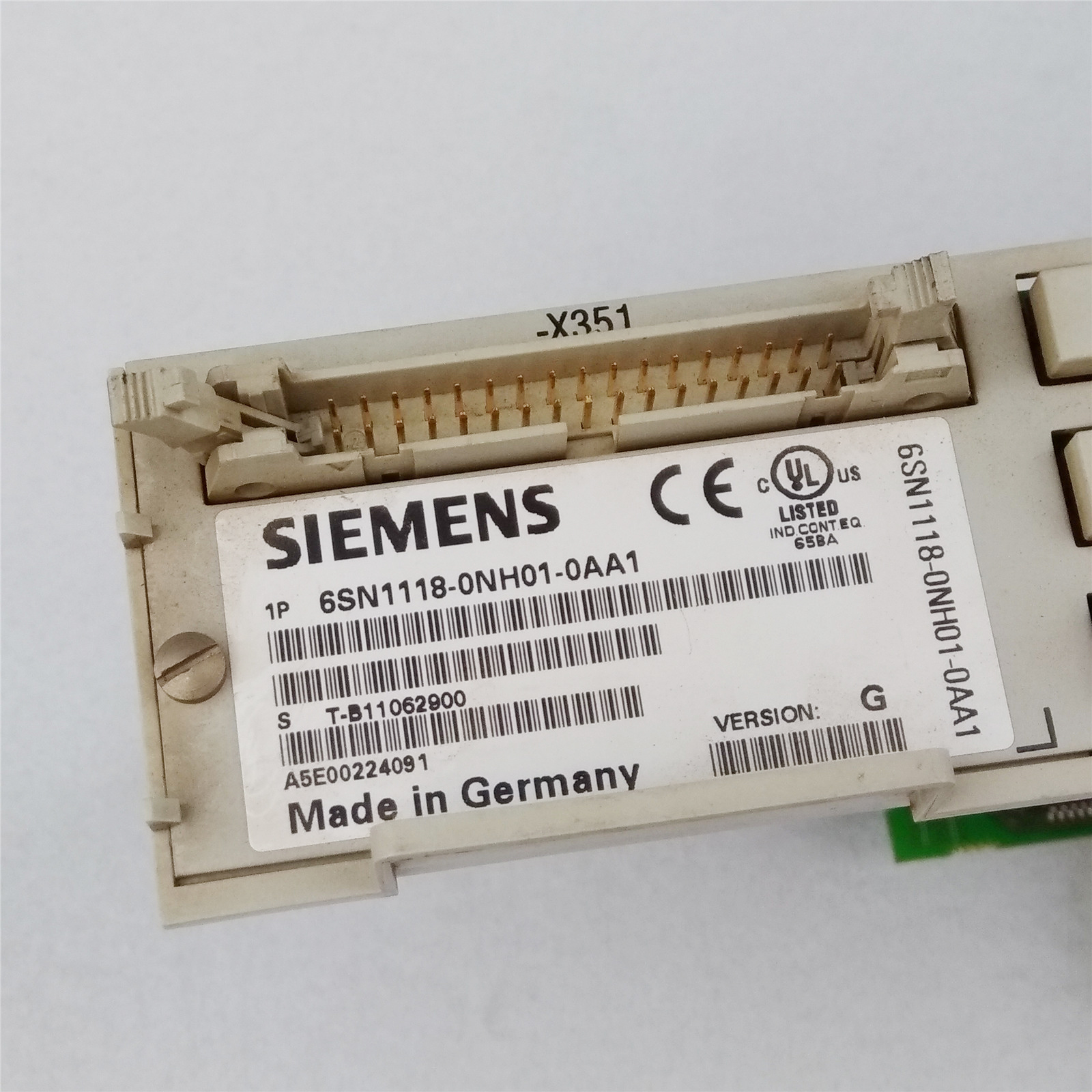 Siemens Simodrive 611 tarjeta de regla 6sn1118-0aa11-0aa0