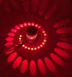 Lámpara de pared LED cuadrada para dormitorio, sala de estar, candelabro blanco y negro, luces de pared giratorias de 360 ​​grados, accesorios de Metal de 18 W/24 W