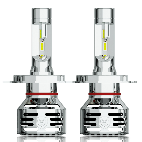 Супер яркие маленькие светодиодные лампы для фар GPNE R1 H4 H7 H11