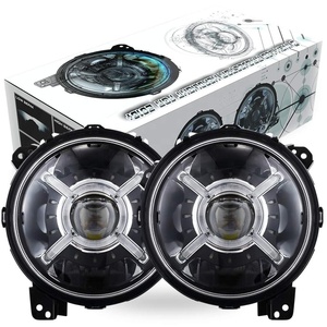 New arrival 9 inch round led sealed beam headlight for Jeep Wrangler JL 2018 9 inch led headlight jl 9 inch headlight