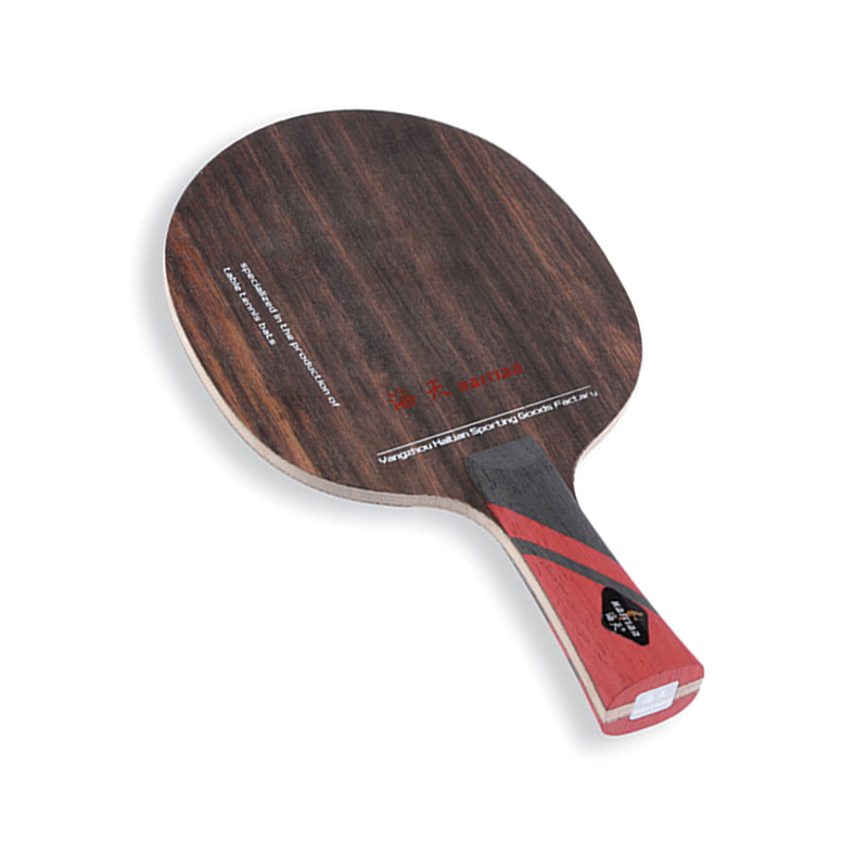 Carbon table tennis racket golden and yellow zlc pingpong blade black ebony wood pingpong blade