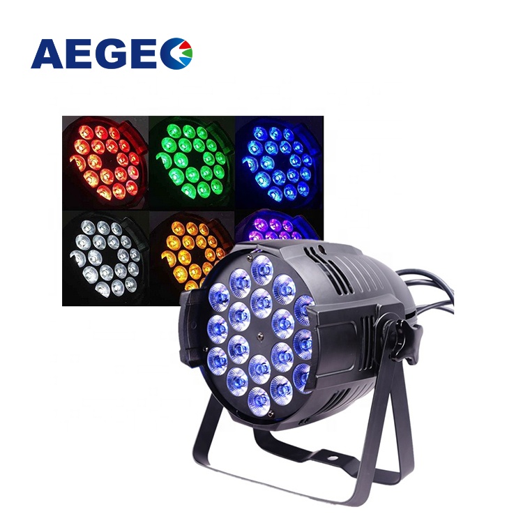 18x15w LEDパー缶rgbwa uv 6 in1アップライトステージLED