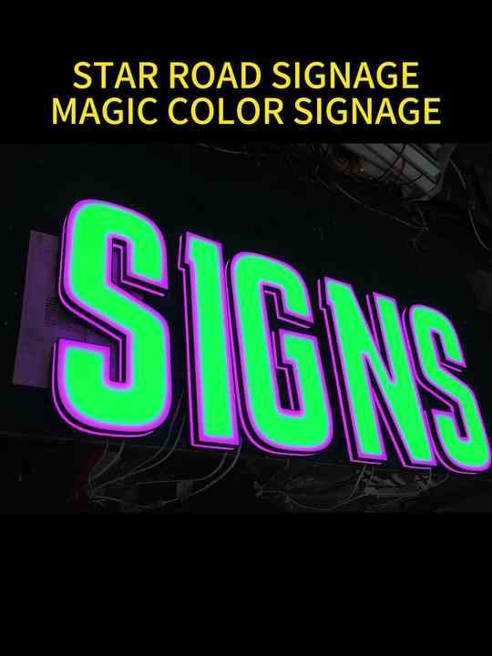 Electronic Illuminated Signs Customized Led Channel Letters Outdoor ...