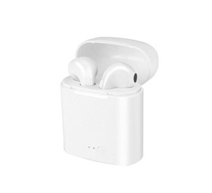 New Arrival Double Headsets Tws Ear Pods i7s BT 5.0+EDR True Stereo Sounds Noise Cancel In-ear Wireless Earbuds Audifonos