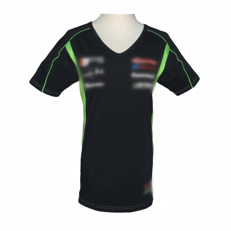 Оптовая продажа из Китая, хорошая цена, женская одежда для фанатов гонок, футболка с цветным принтом, черные женские мотоциклетные футболки