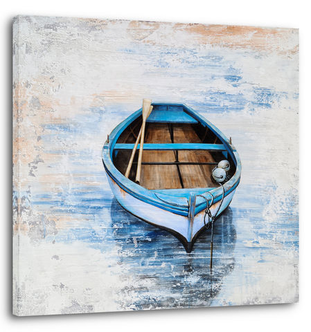 natural landscape painting-seascape paintings with boats-canvas