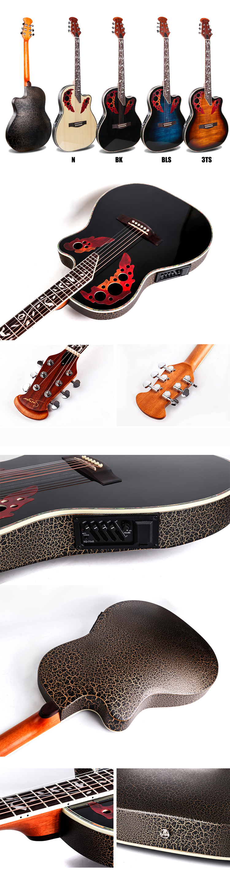 Ovation Guitar Collection ５種類セット　2 Ovation Acoustic Electric Guitar M-4160 - High Quality
