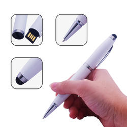 Wholesale USB 2.0 3.0 Metal Ballpoint Touchscreen Pen with Usb Flashdisk Memory Stick USB Flash Drive Business Gift