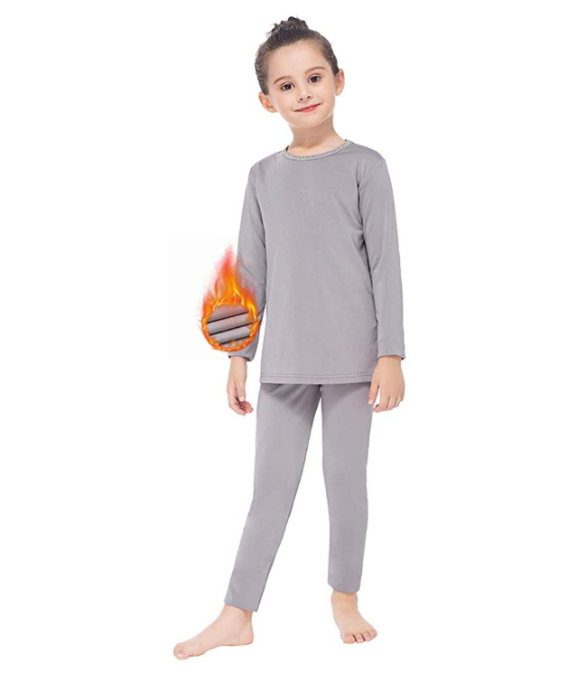 Термодышащее нижнее белье на заказ для мальчиков и девочек, комплект нижнего белья