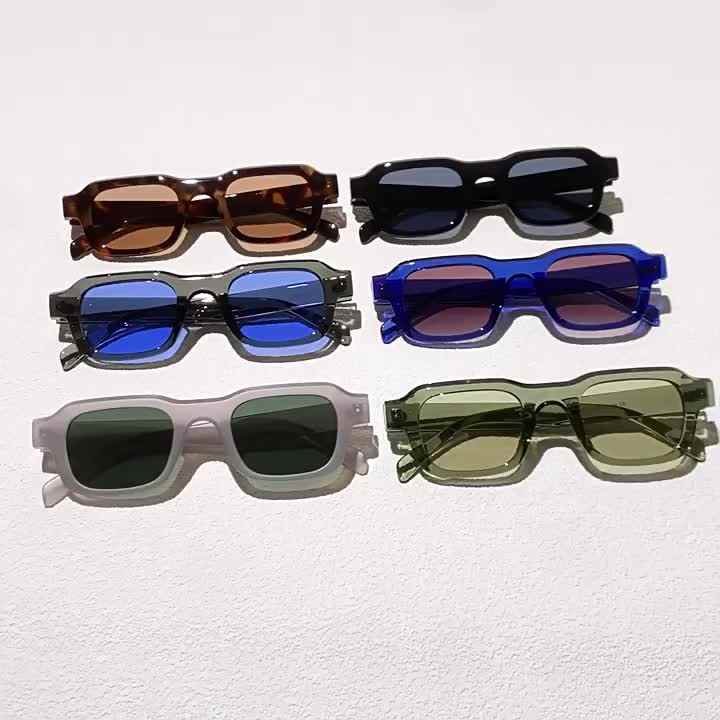 Luxury Uv400 Square Designer Sunglasses For Men Women Oem