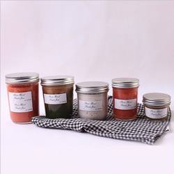 china hot sale bulk empty mason glass jam storage jar with lid
