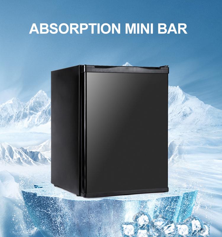 Hotel minibar 40 L absorption office silent mini fridge single door refrigerator