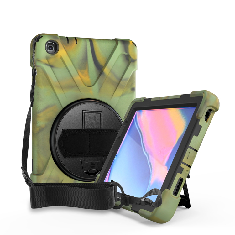 360 Полное покрытие для тяжелых условий эксплуатации противоударный мешок плеча и руки ремень детская подставка чехол для планшета для Samsung Tab A 8,0 2019 чехол T290 T295