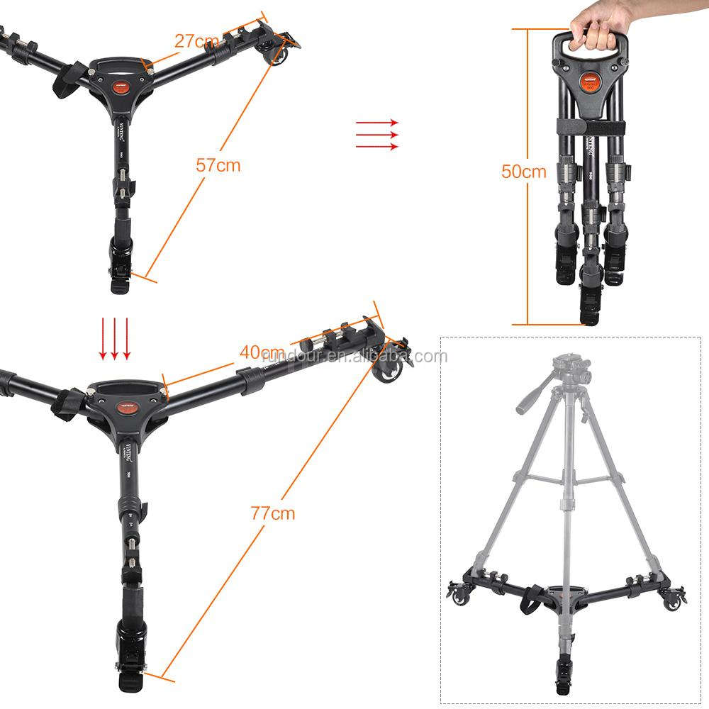 Yunteng YT-900 Tripod Dolly - Stabilize Your Video Camera