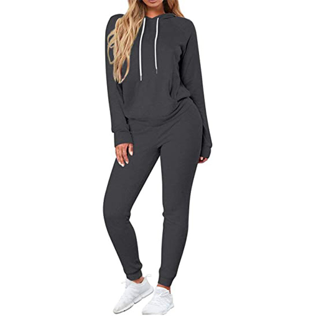 design your own gym clothes ladies pullover tight customized cotton long sleeve women hoodies set