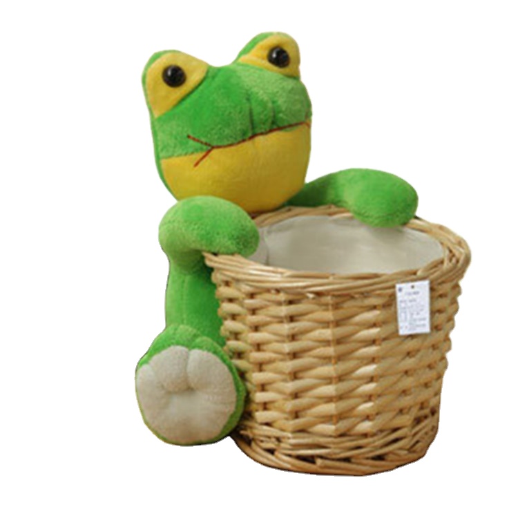 Плетеная корзина хорошего качества из ивового материала с одной ручкой и корзинами для хранения, плетеная корзина для одежды