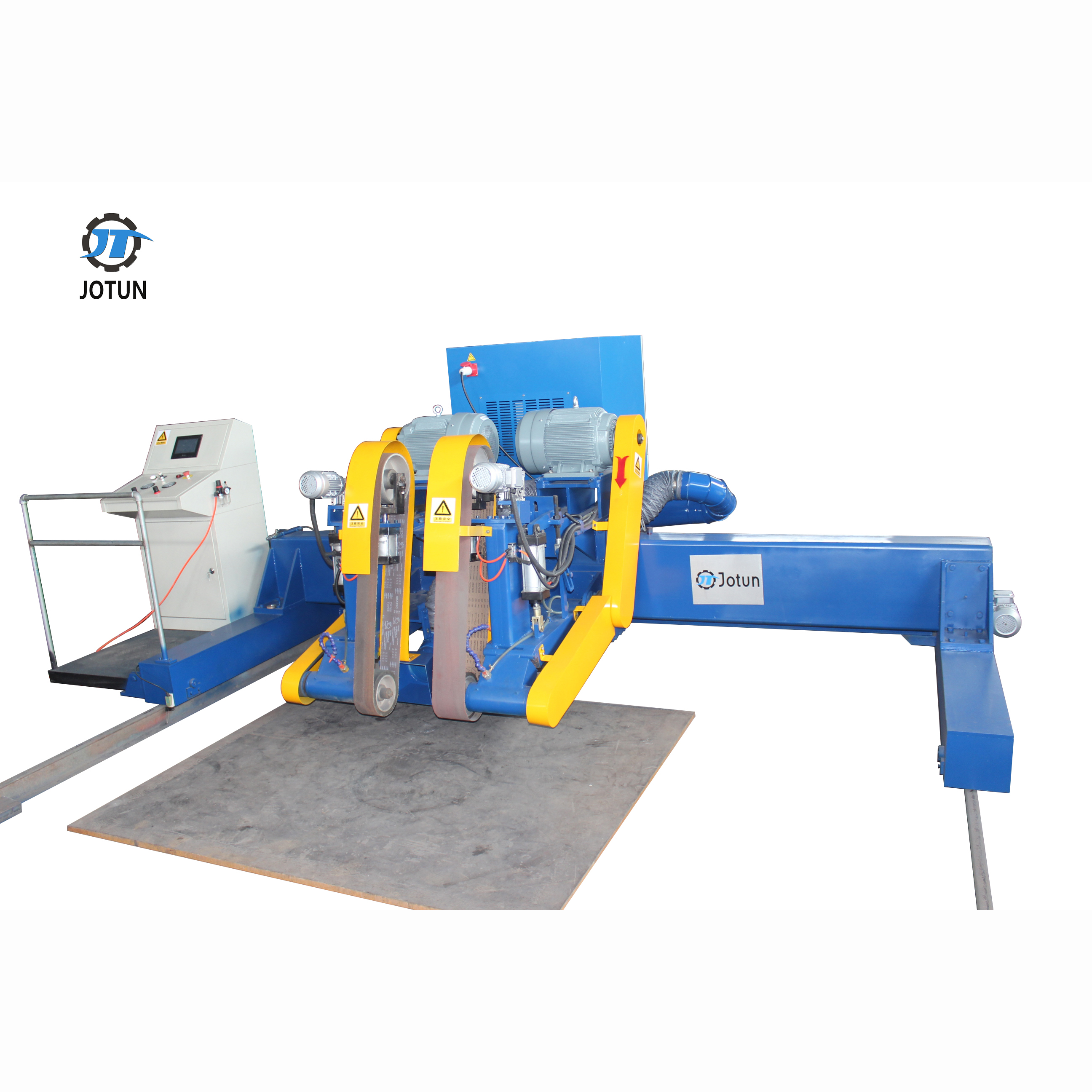 Aluminum copper metal flat sheet surface polishing machine for stainless steel