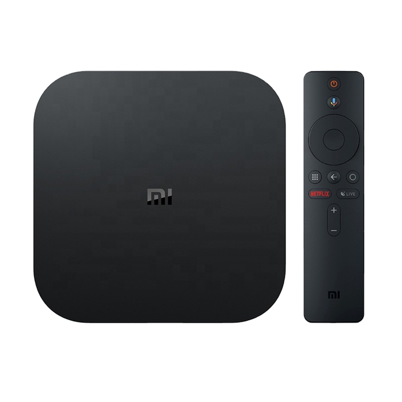 Xiaomi Mi TV Box S 4K ТВ-приставка Android Smart TV, глобальная версия, потоковый медиа-проигрыватель и Google Assistant пульт дистанционного управления смарт-ТВ MiBox S