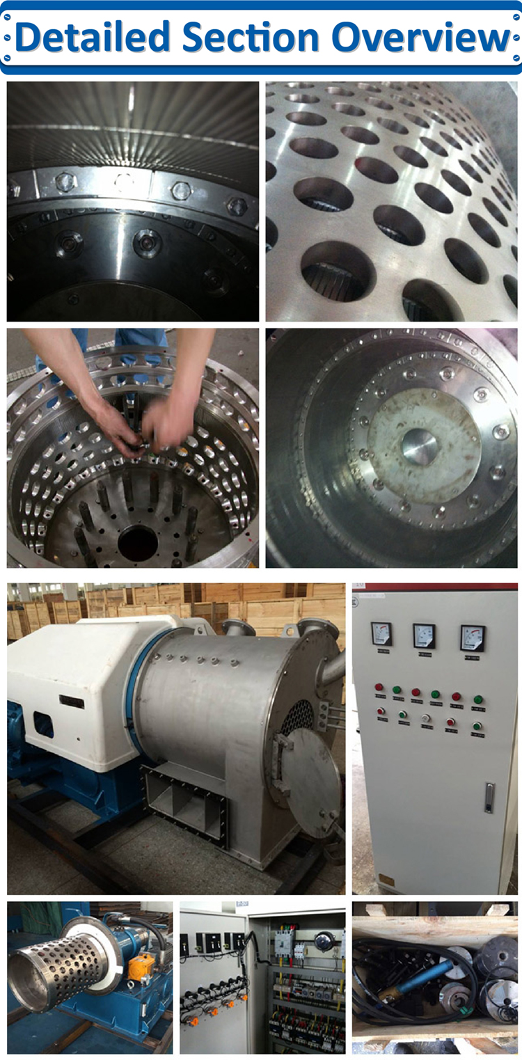 High Speed Automatic Food Centrifuge With 2 Stage Pusher Mineral
