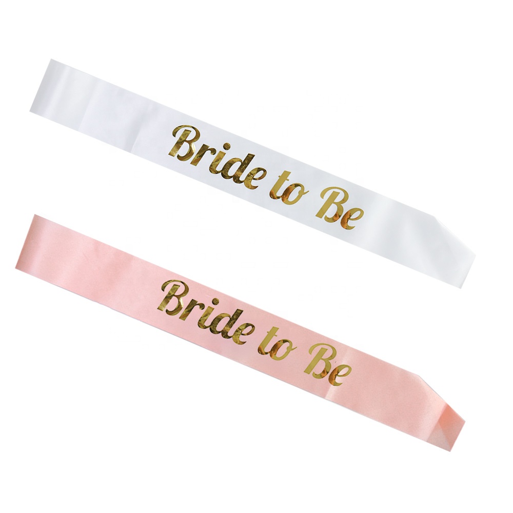 العازبة الطرف لوازم العازبة الساتان وشاح مخصص الدجاج الطرف الساتان وشاح العروس لتكون وشاح الساتان