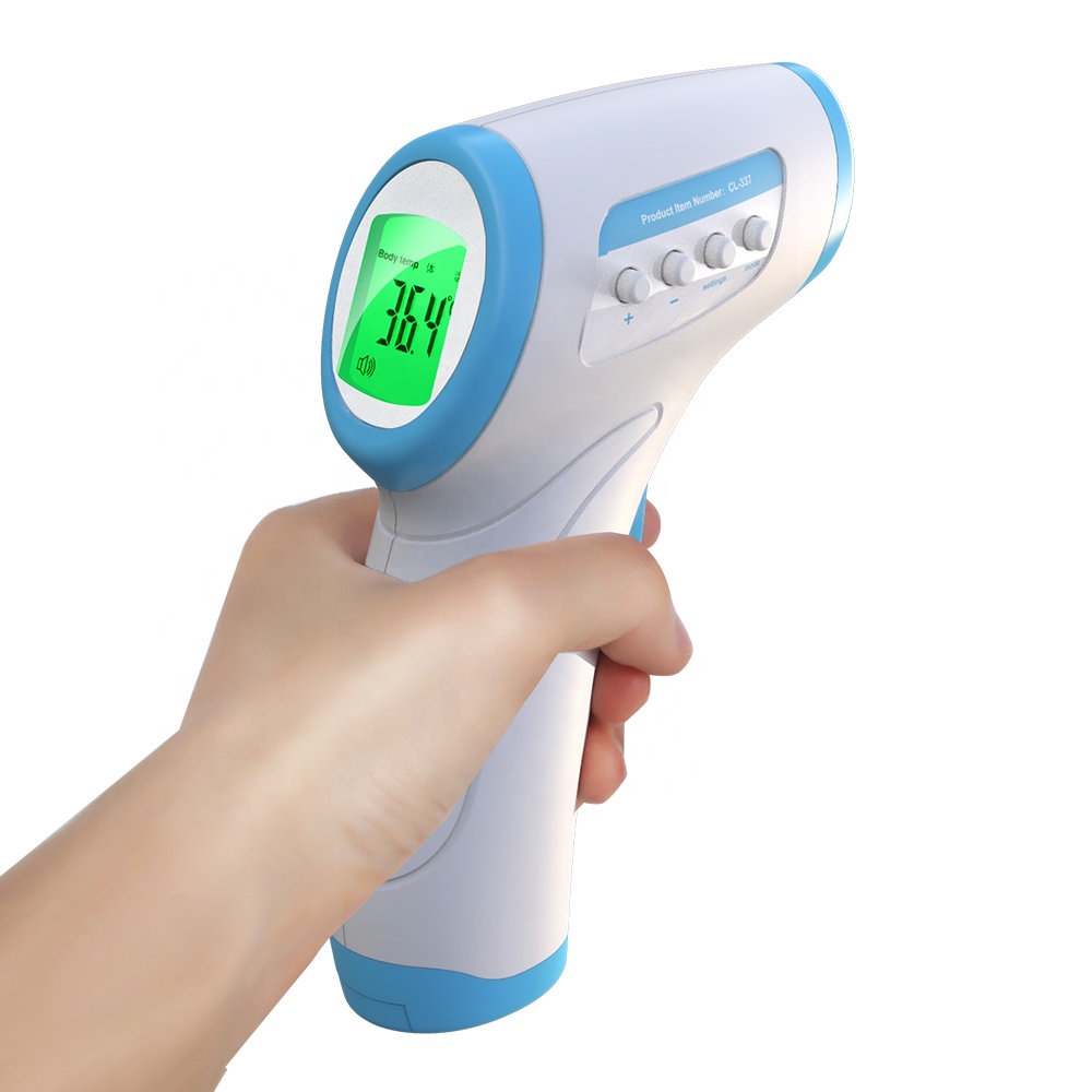 In Stock CE infrared forehead thermometer/digital thermal scanner temperature gun/good price non-contact digital thermometer