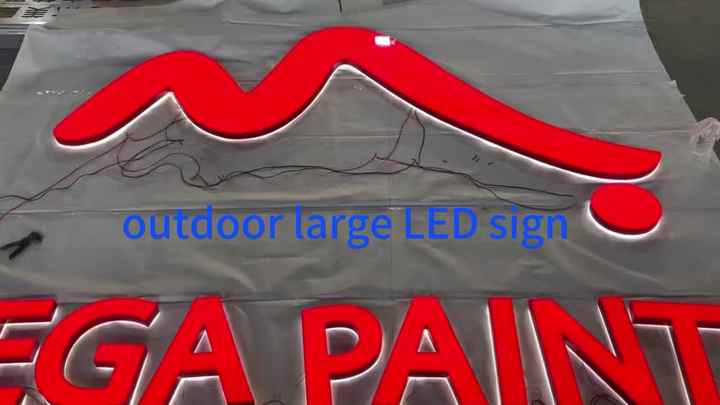 Custom Design Made Outdoor Backlit LED Channel Letters Illuminated Logo ...
