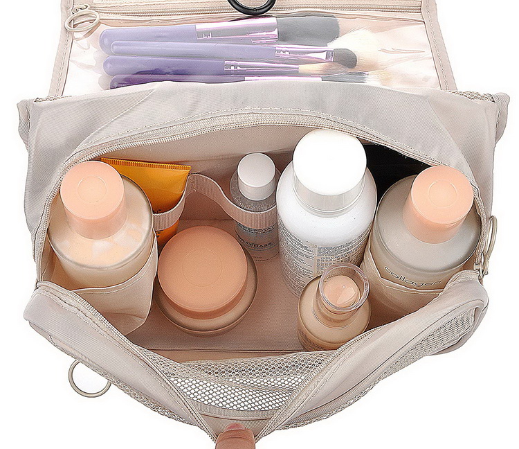 Borsa per trucco cosmetico Borsa da toilette da appendere Borsa da viaggio Organizer da viaggio Kit da viaggio per donna Uomo