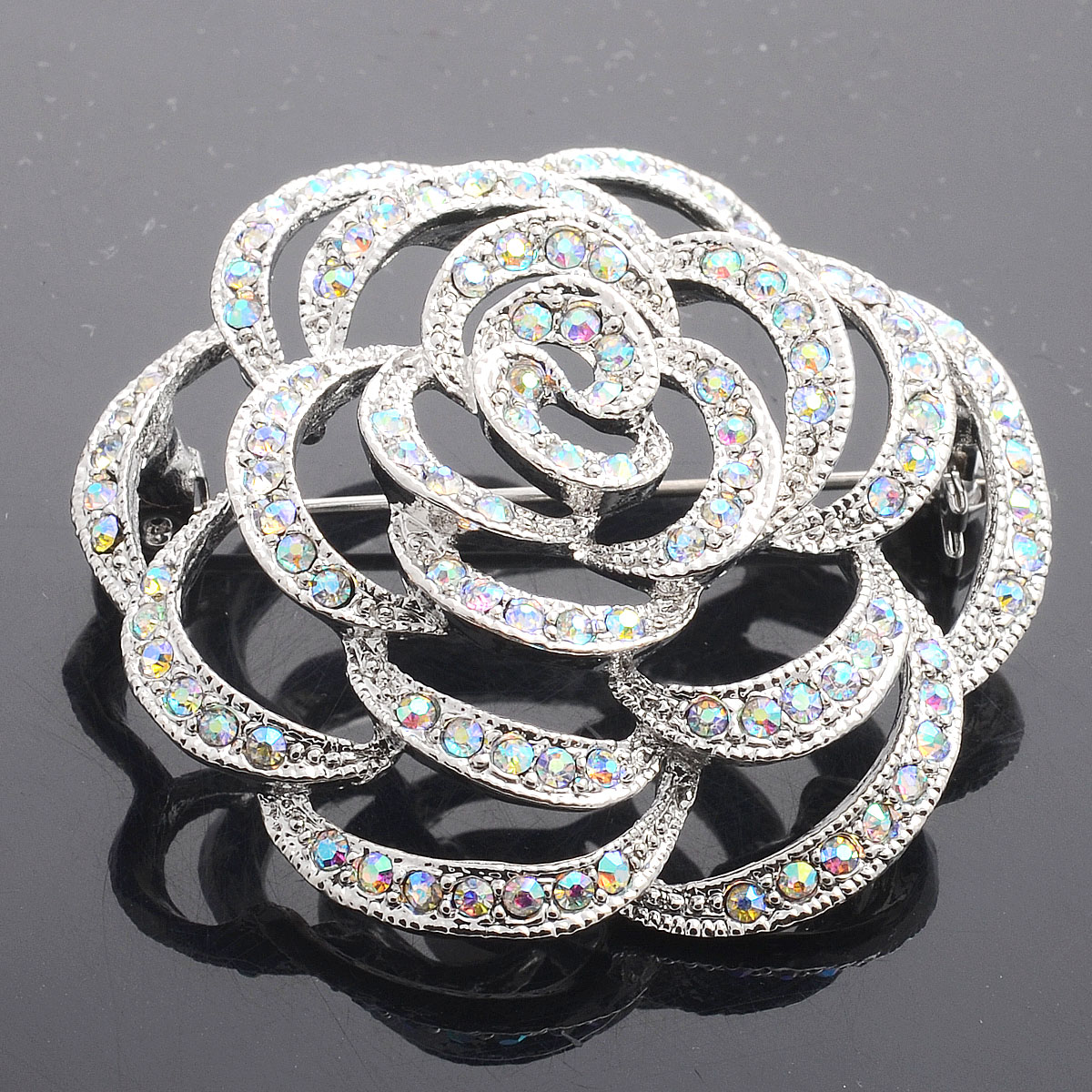 Женские броши и изображениями красочного цветка на булавке Брошь для женщин ювелирные изделия