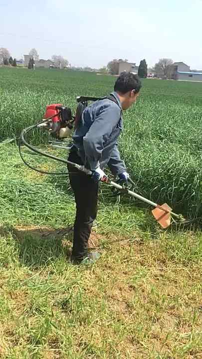 backpack weeder mini tiller Backpack Weeder 2 Stroke 52CC Backpack Mini Power Tiller Grass Trimmer  Brush Cutter Weeder Machine