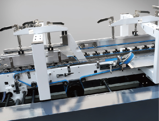 800gsm Cardboard Hook Bottom Lock Box Folding Machine 300m/Min