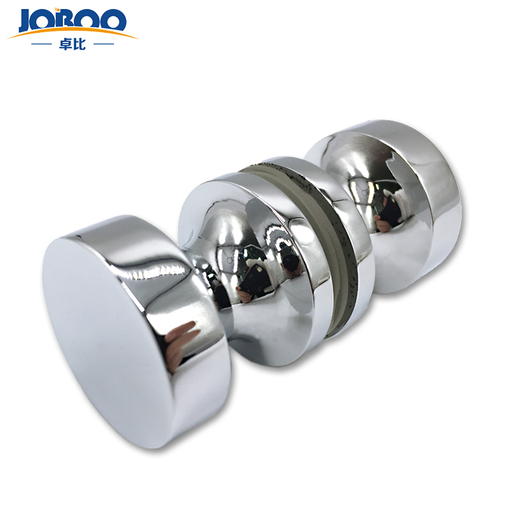 CHROME MODERN LEVER Door Handles ON ROUND ROSE Interior with fixings SET D25