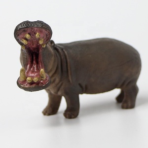 plastic hippo figurines