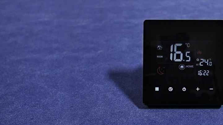Touchscreen Programmable Thermostat Modern Design User-Friendly ...