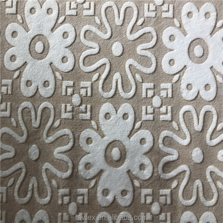 100% полиэстер, выгорание, принт Minky, Хрустальная бархатная ткань