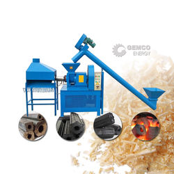 Factory price BEST home screw extruder biomass wood sawdust charcoal mini briquetting press project small briquette machine