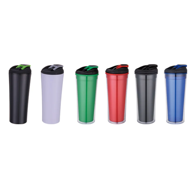 Цветной 16 унций рекламный прозрачный пользовательский эксклюзивный современный изогнутый синий стакан